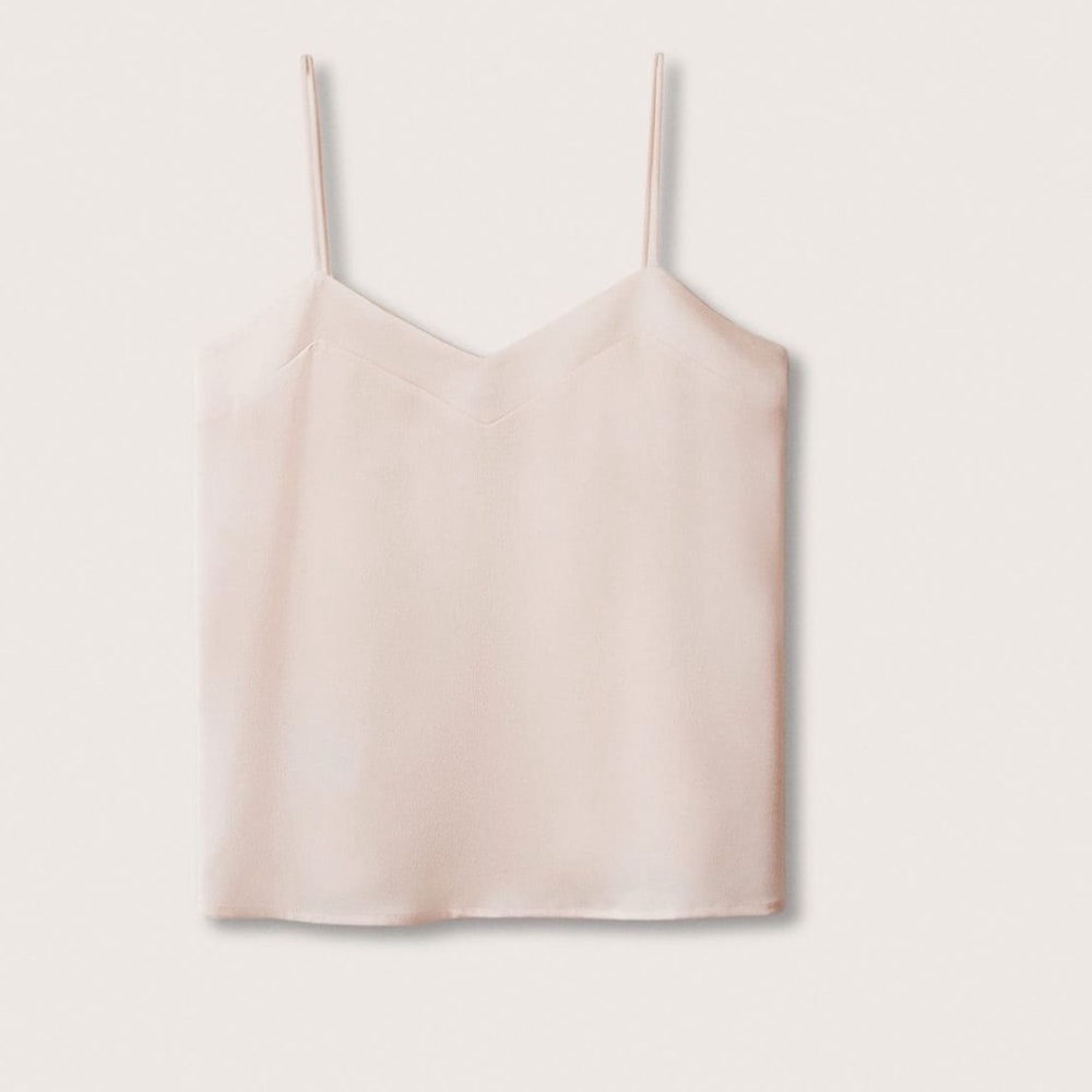 Mango spaghetti straps top. Size S.
